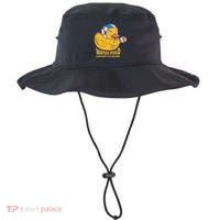 Water Polo Rubber Duck Dominate Or Drown On Bucket Hat thumb 0