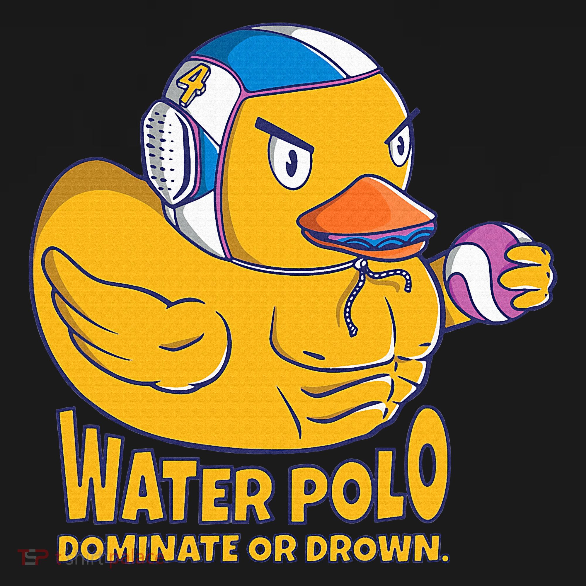 Water Polo Rubber Duck Dominate Or Drown On Pajama Set