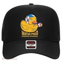 Water Polo Rubber Duck Dominate Or Drown On Hat thumb 0