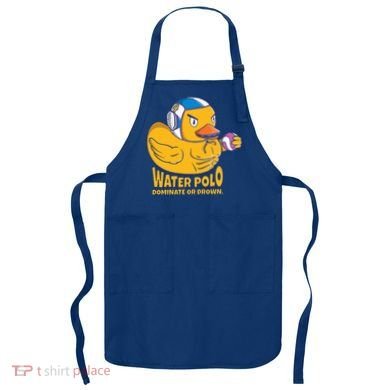 Water Polo Rubber Duck Dominate Or Drown On Apron