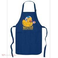 Water Polo Rubber Duck Dominate Or Drown On Apron thumb 0