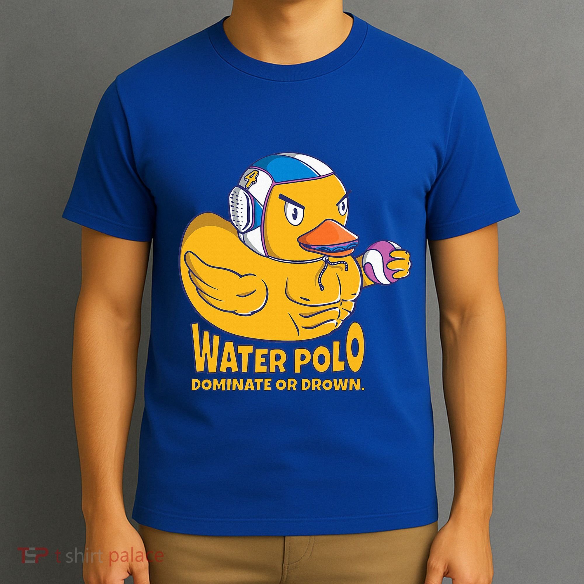 Water Polo Rubber Duck Dominate Or Drown On T-Shirt