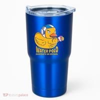 Water Polo Rubber Duck Dominate Or Drown On Tumbler thumb 0
