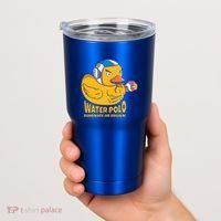 Water Polo Rubber Duck Dominate Or Drown On Tumbler thumb 2