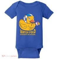 Water Polo Rubber Duck Dominate Or Drown On Baby Bodysuit thumb 0