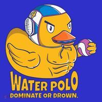 Water Polo Rubber Duck Dominate Or Drown On Toddler Hoodie thumb 2