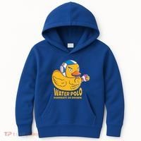 Water Polo Rubber Duck Dominate Or Drown On Kids Hoodie thumb 0