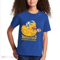 Water Polo Rubber Duck Dominate Or Drown On Kids T-Shirt thumb 2