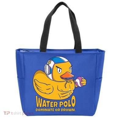 Water Polo Rubber Duck Dominate Or Drown On Tote Bag