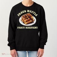 Waffle Party Recipient Retro Funny Women's Sweatshirt thumb 0