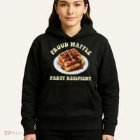 Waffle Party Recipient Retro Funny Hoodie thumb 5
