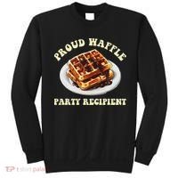 Waffle Party Recipient Retro Funny Sweatshirt thumb 0