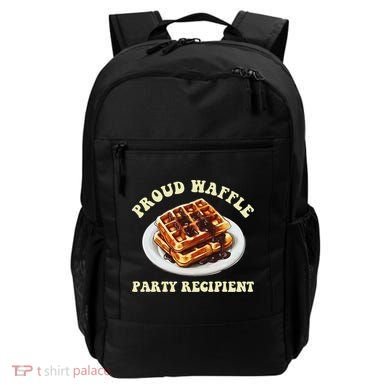 Waffle Party Recipient Retro Funny Backpack