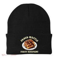 Waffle Party Recipient Retro Funny Beanie thumb 0