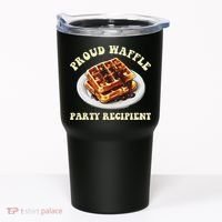 Waffle Party Recipient Retro Funny Tumbler thumb 0