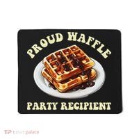 Waffle Party Recipient Retro Funny Mousepad thumb 0
