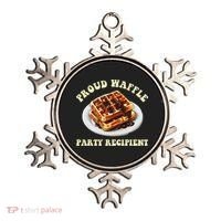 Waffle Party Recipient Retro Funny Ornament thumb 0