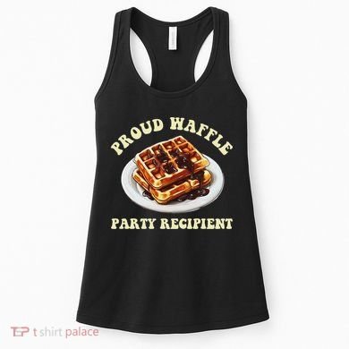Waffle Party Recipient Retro Funny Women's Tank Top