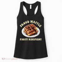 Waffle Party Recipient Retro Funny Women's Tank Top thumb 0