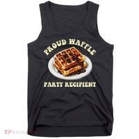 Waffle Party Recipient Retro Funny Tank Top thumb 0