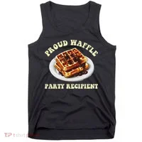 Waffle Party Recipient Retro Funny Tank Top thumb 0