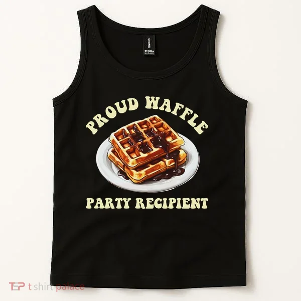 Waffle Party Recipient Retro Funny Tank Top