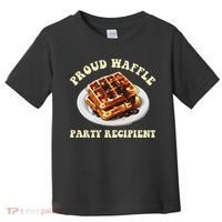 Waffle Party Recipient Retro Funny Toddler T-Shirt thumb 0
