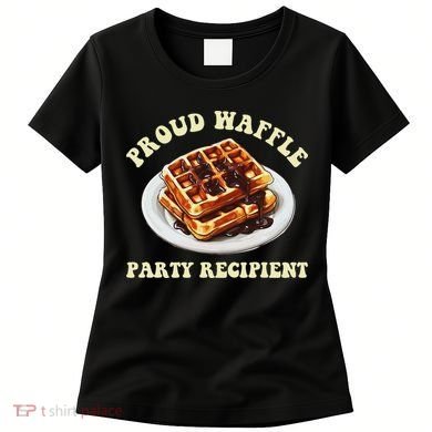 Waffle Party Recipient Retro Funny Women's T-Shirt