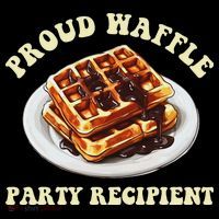 Waffle Party Recipient Retro Funny Kids Long Sleeve Shirt thumb 2