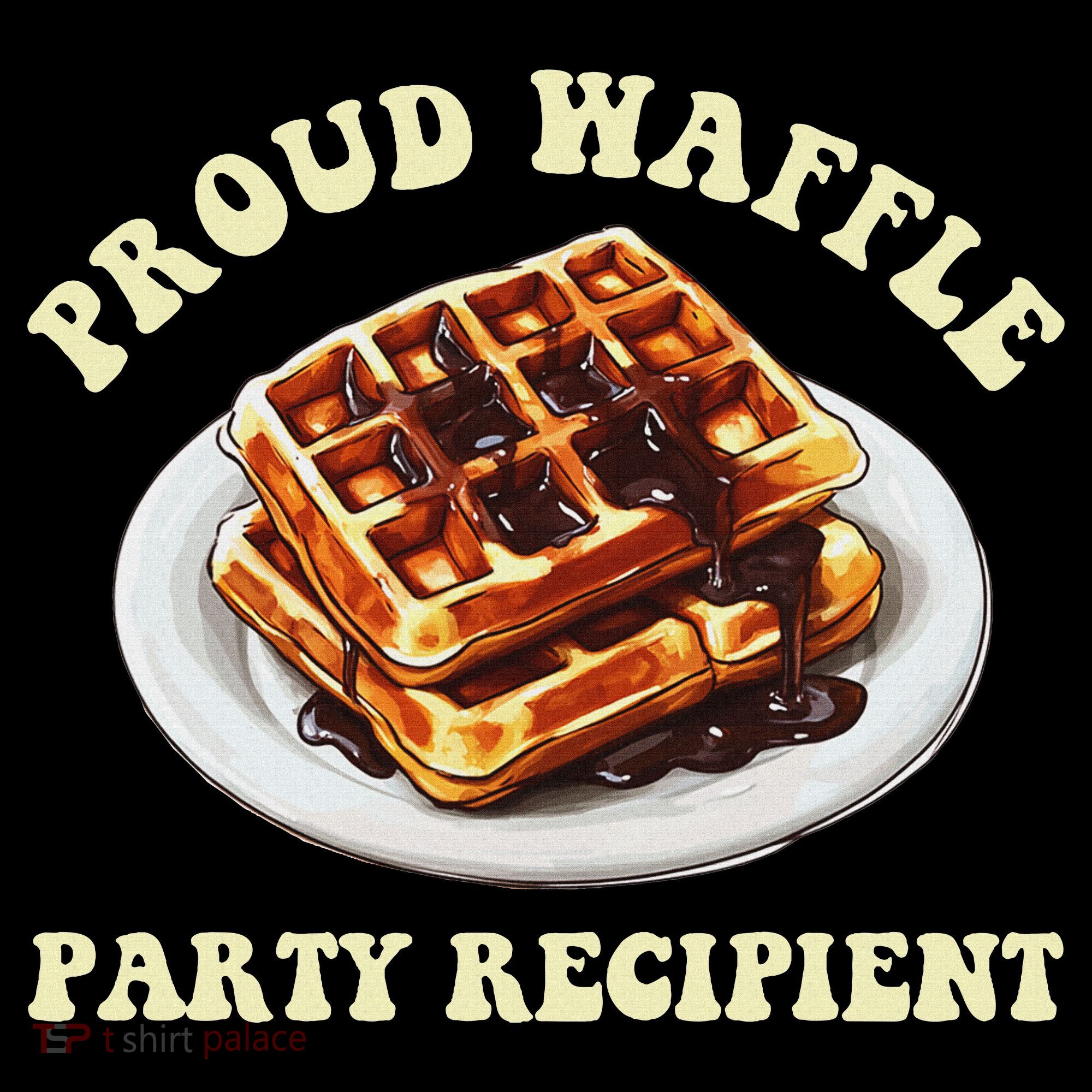 Waffle Party Recipient Retro Funny Kids Long Sleeve Shirt