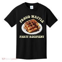 Waffle Party Recipient Retro Funny Kids T-Shirt thumb 0