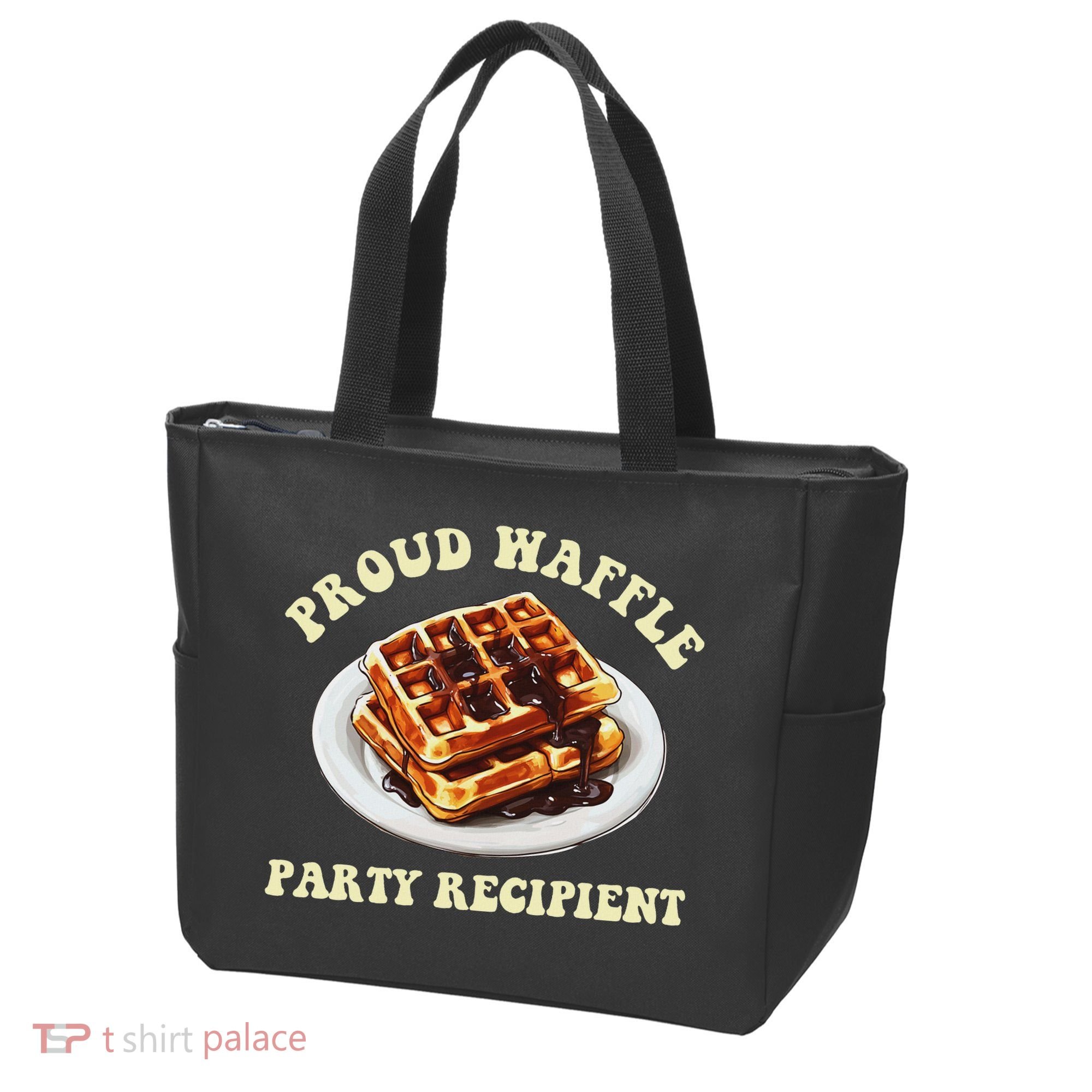 Waffle Party Recipient Retro Funny Tote Bag