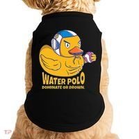 Water Polo Rubber Duck Dominate Or Drown On Doggie Tank thumb 0