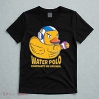 Water Polo Rubber Duck Dominate Or Drown On T-Shirt thumb 5