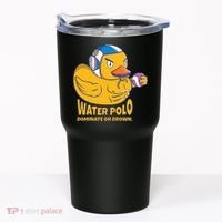Water Polo Rubber Duck Dominate Or Drown On Tumbler thumb 0