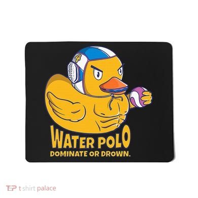 Water Polo Rubber Duck Dominate Or Drown On Mousepad