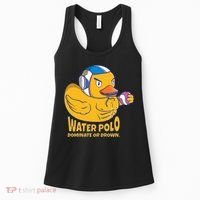 Water Polo Rubber Duck Dominate Or Drown On Women's Tank Top thumb 0