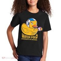 Water Polo Rubber Duck Dominate Or Drown On Kids T-Shirt thumb 2