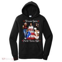 Womens Puerto Rican Style Boricua Queen Mom Womens Puerto Rico Women's Hoodie thumb 0