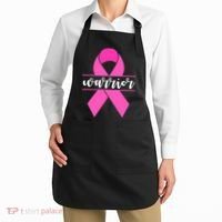Warrior Pink Ribbon Breast Cancer Month Apron thumb 2