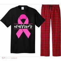 Warrior Pink Ribbon Breast Cancer Month Pajama Set thumb 0