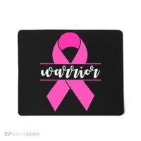 Warrior Pink Ribbon Breast Cancer Month Mousepad thumb 0