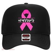 Warrior Pink Ribbon Breast Cancer Month Hat thumb 0