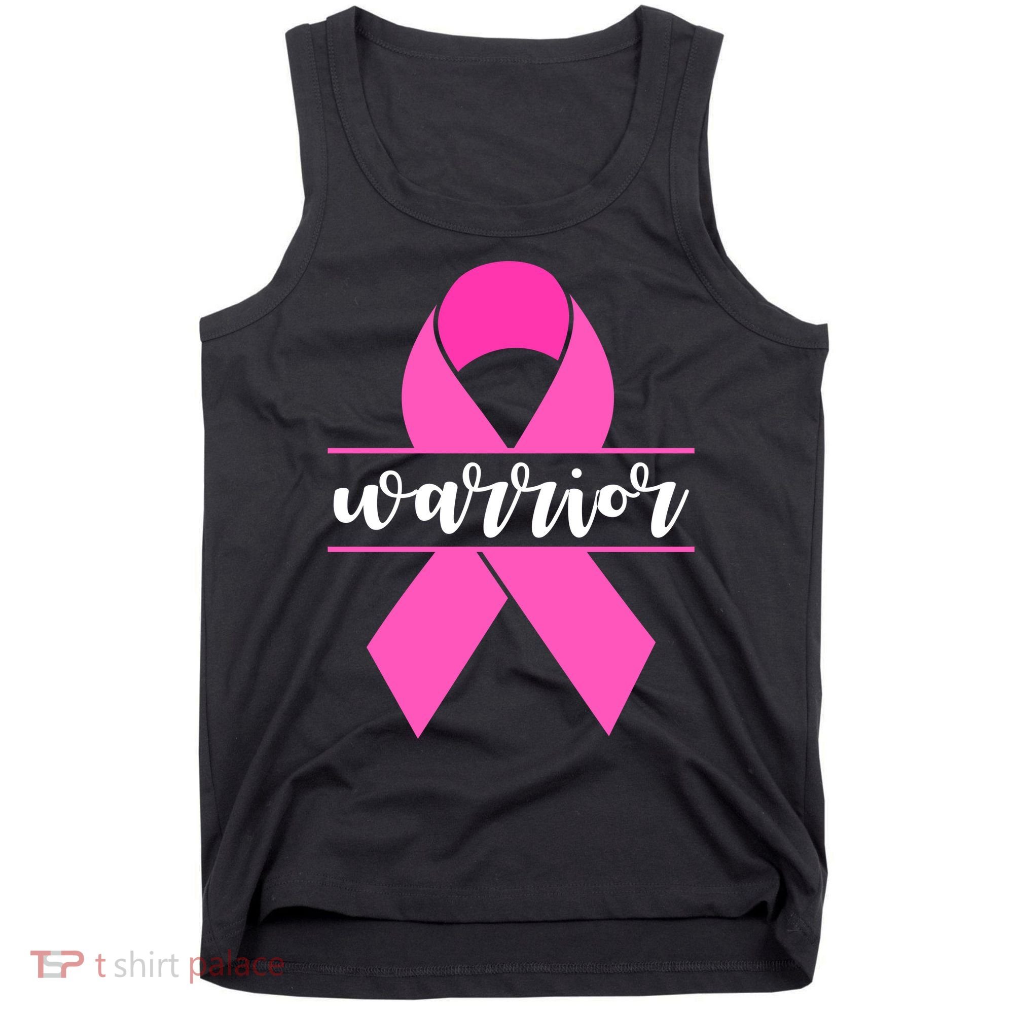 Warrior Pink Ribbon Breast Cancer Month Tank Top