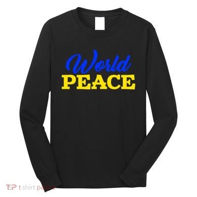 World Peace Support Ukraine Long Sleeve Shirt