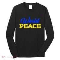 World Peace Support Ukraine Long Sleeve Shirt thumb 0