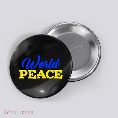 World Peace Support Ukraine Button