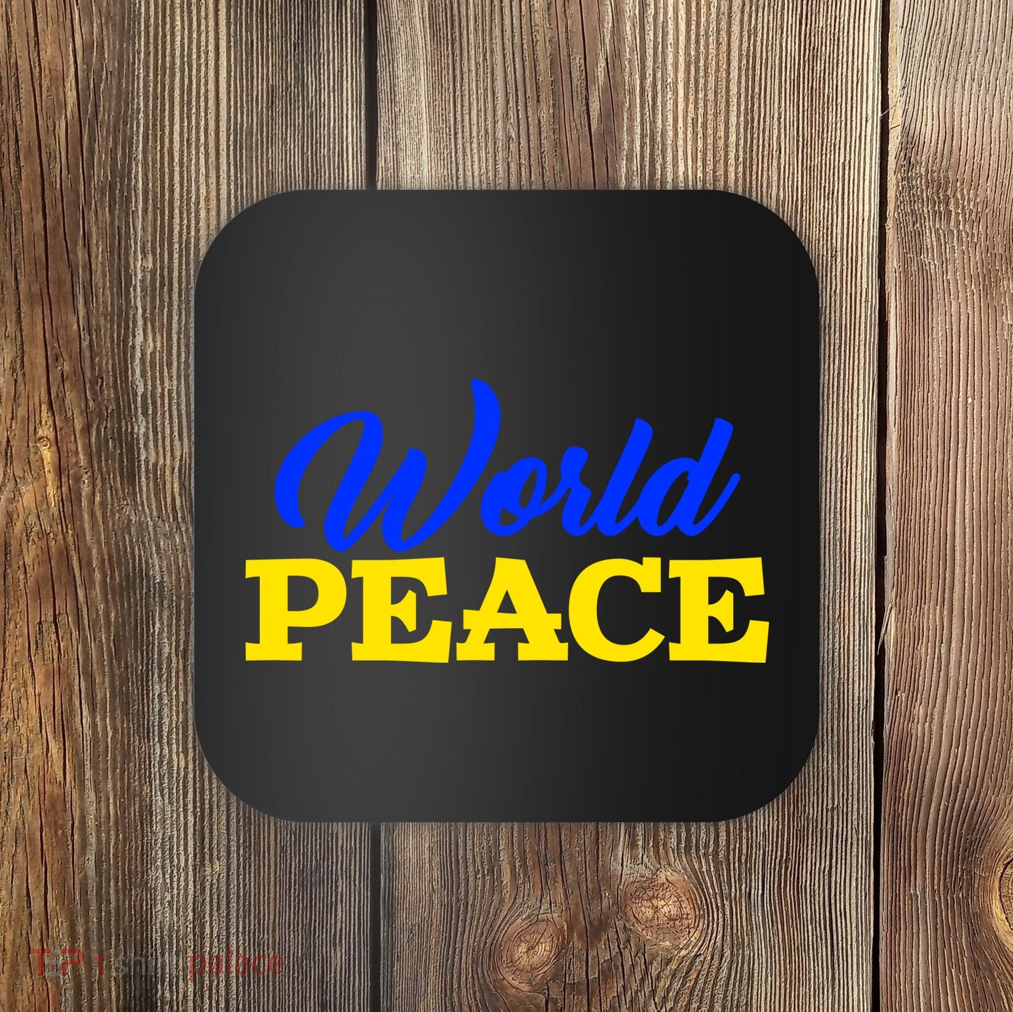 World Peace Support Ukraine Coaster