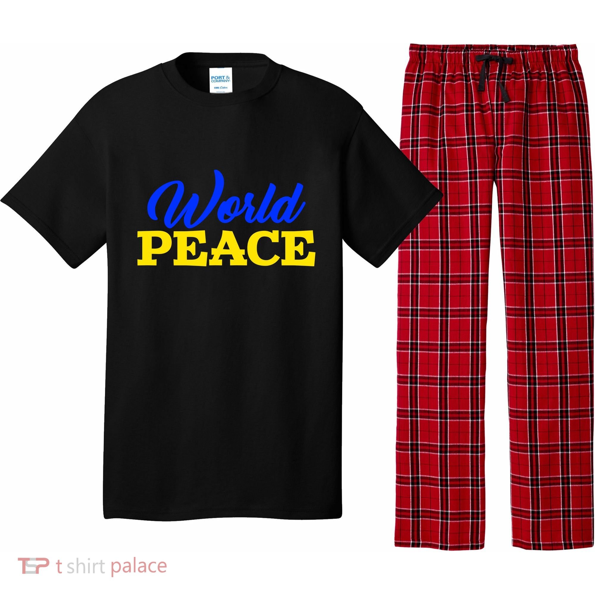 World Peace Support Ukraine Pajama Set