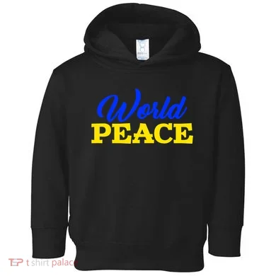 World Peace Support Ukraine Toddler Hoodie